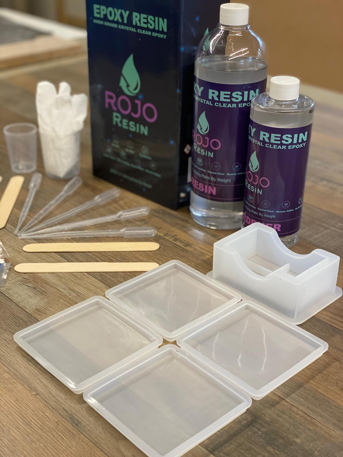 1.5Ltr Resin Coaster Kit