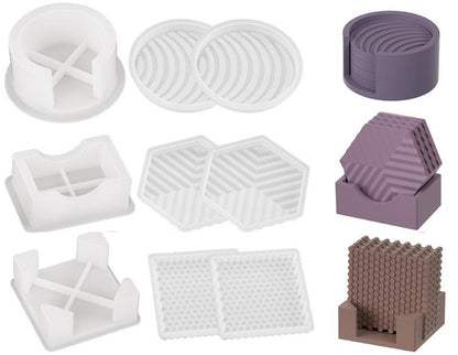 Coaster mould - Textured