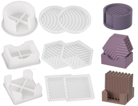 Coaster mould - Textured